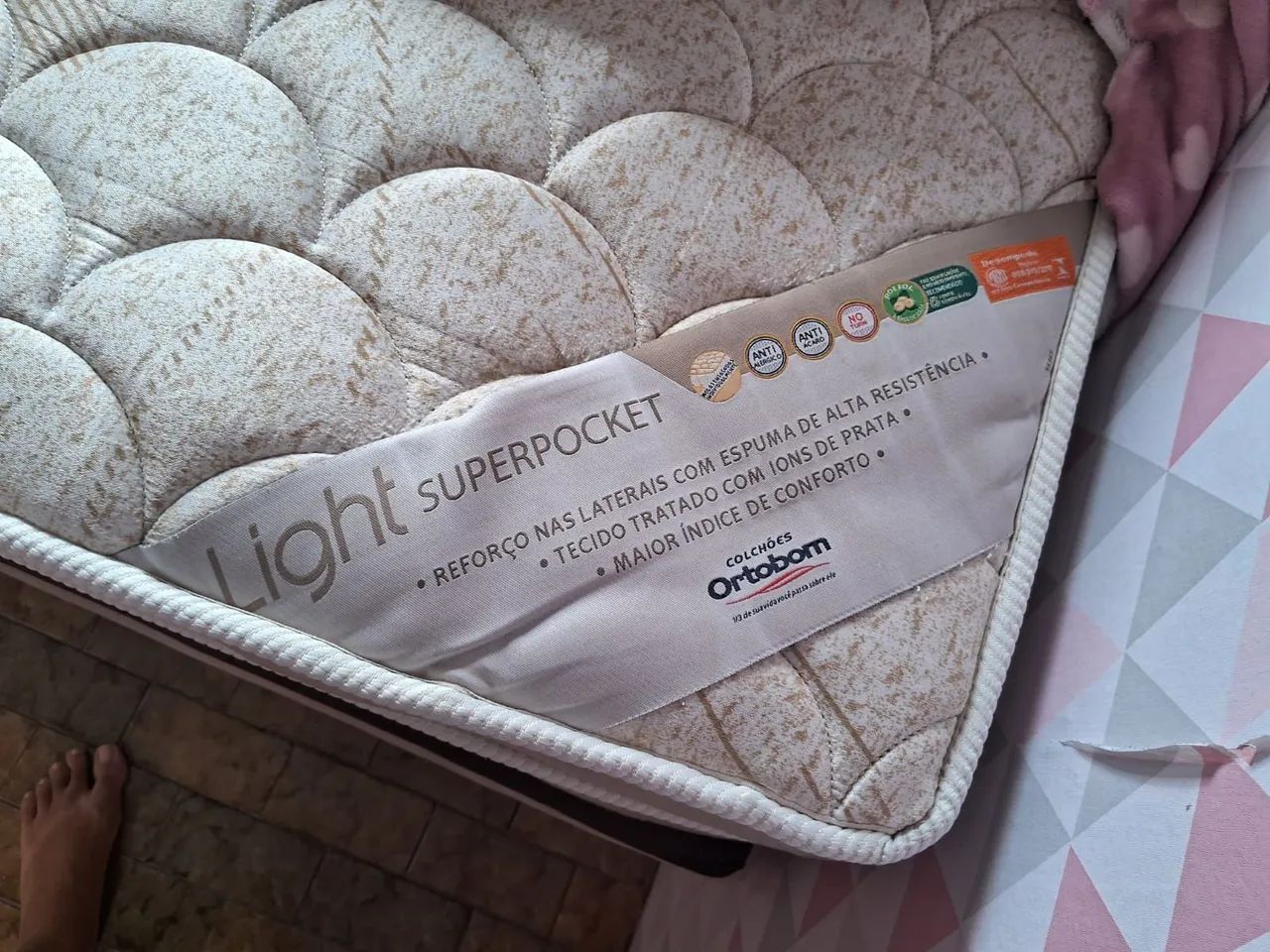 Vendo cama box Ortobom, veja fotos. - Foto 3