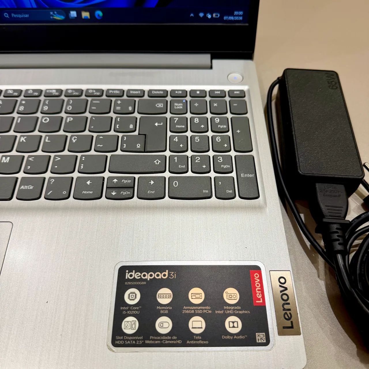 Notebook Lenovo i5 de 10 geração  - Foto 3