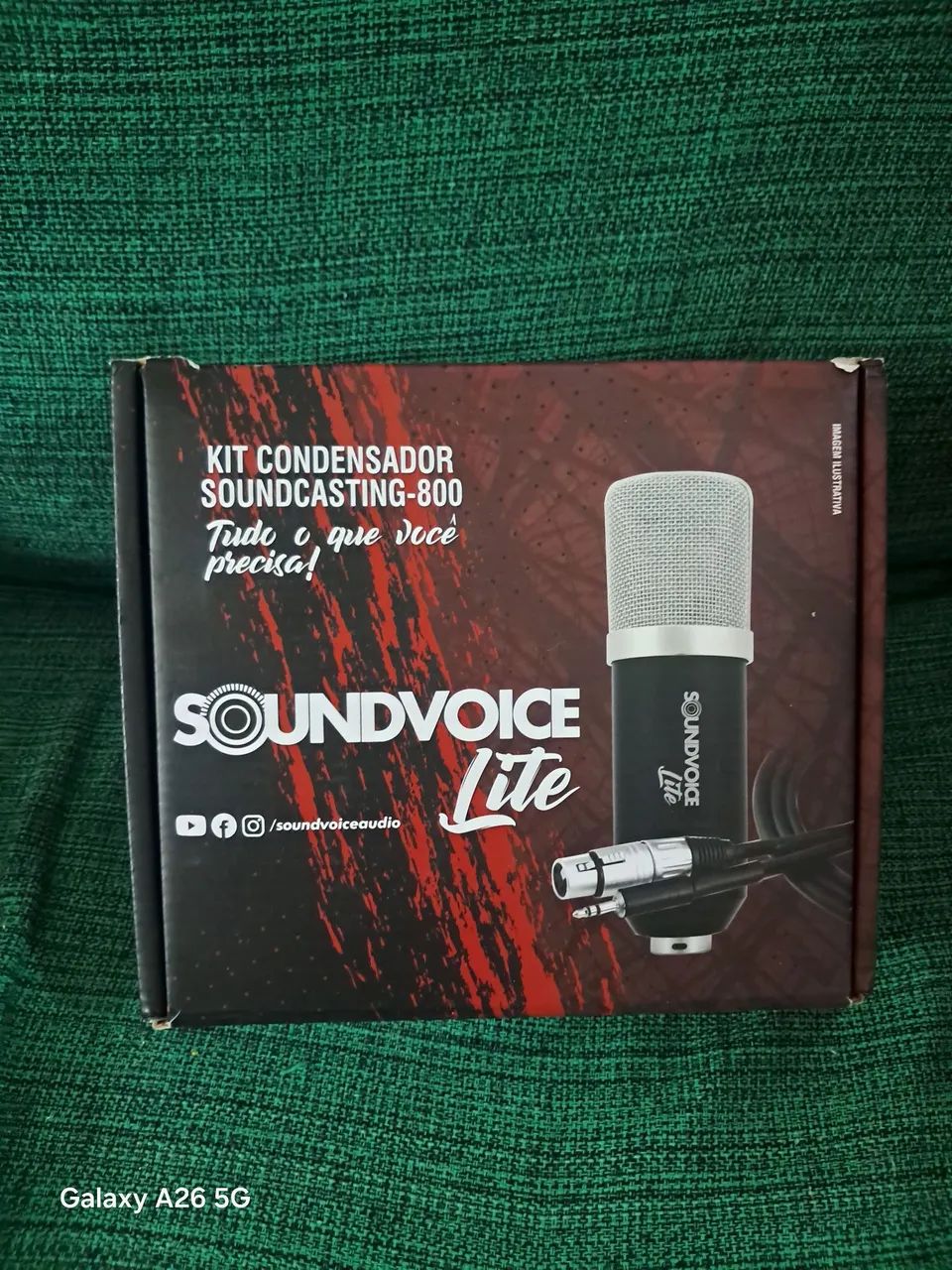 Kit para poucas microfone e acessorios - Foto 3
