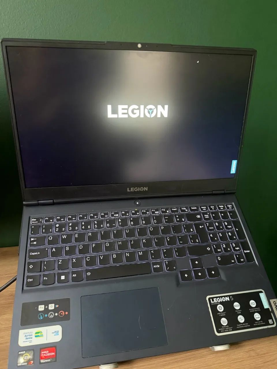 Notebook legion 5 Lenovo Ryzen 7 RTX 3050