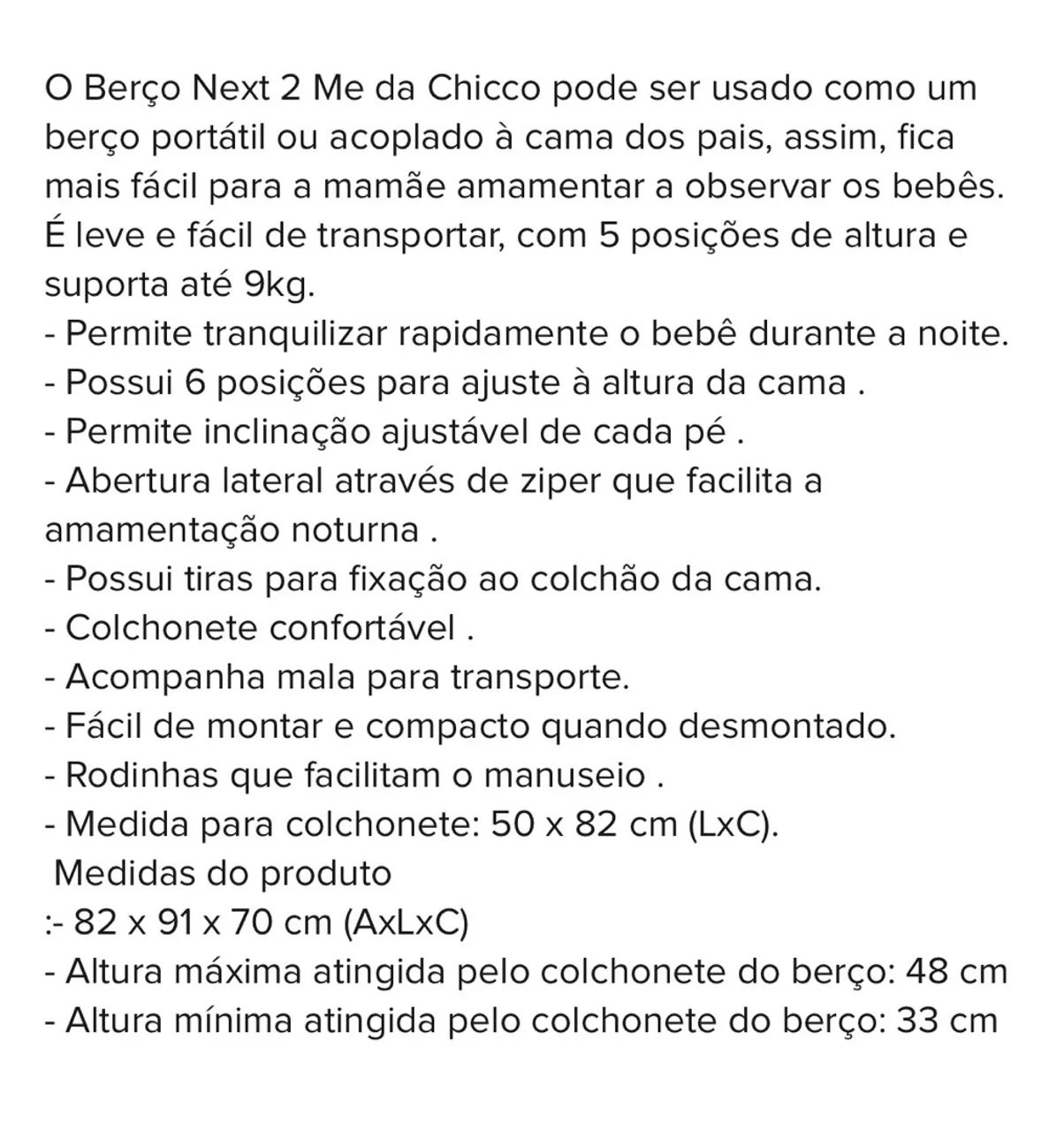 Berço next2me Chicco  - Foto 2