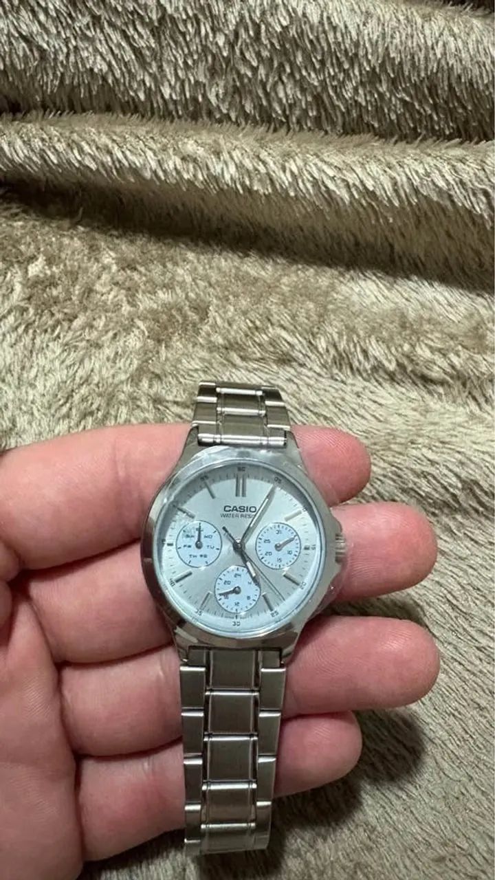 RELÓGIO CASIO ORIGINAL - PRATA - Foto 3