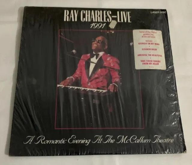 Laserdisc Ray Charles Live 1991  RARIDADE - Foto 2