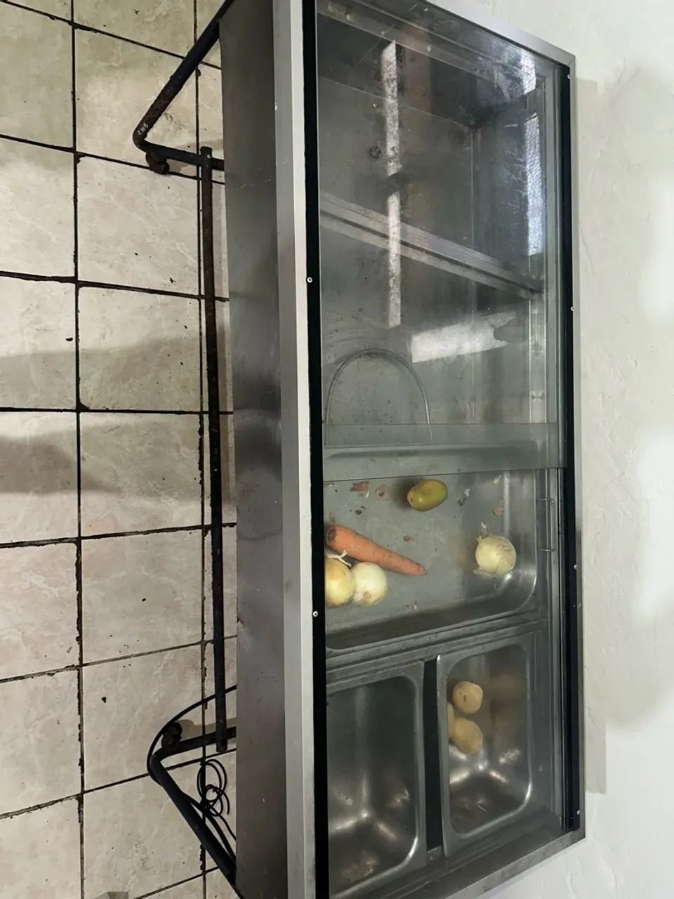Vitrine Expositora de Alimentos em Inox com Vidro - Foto 4
