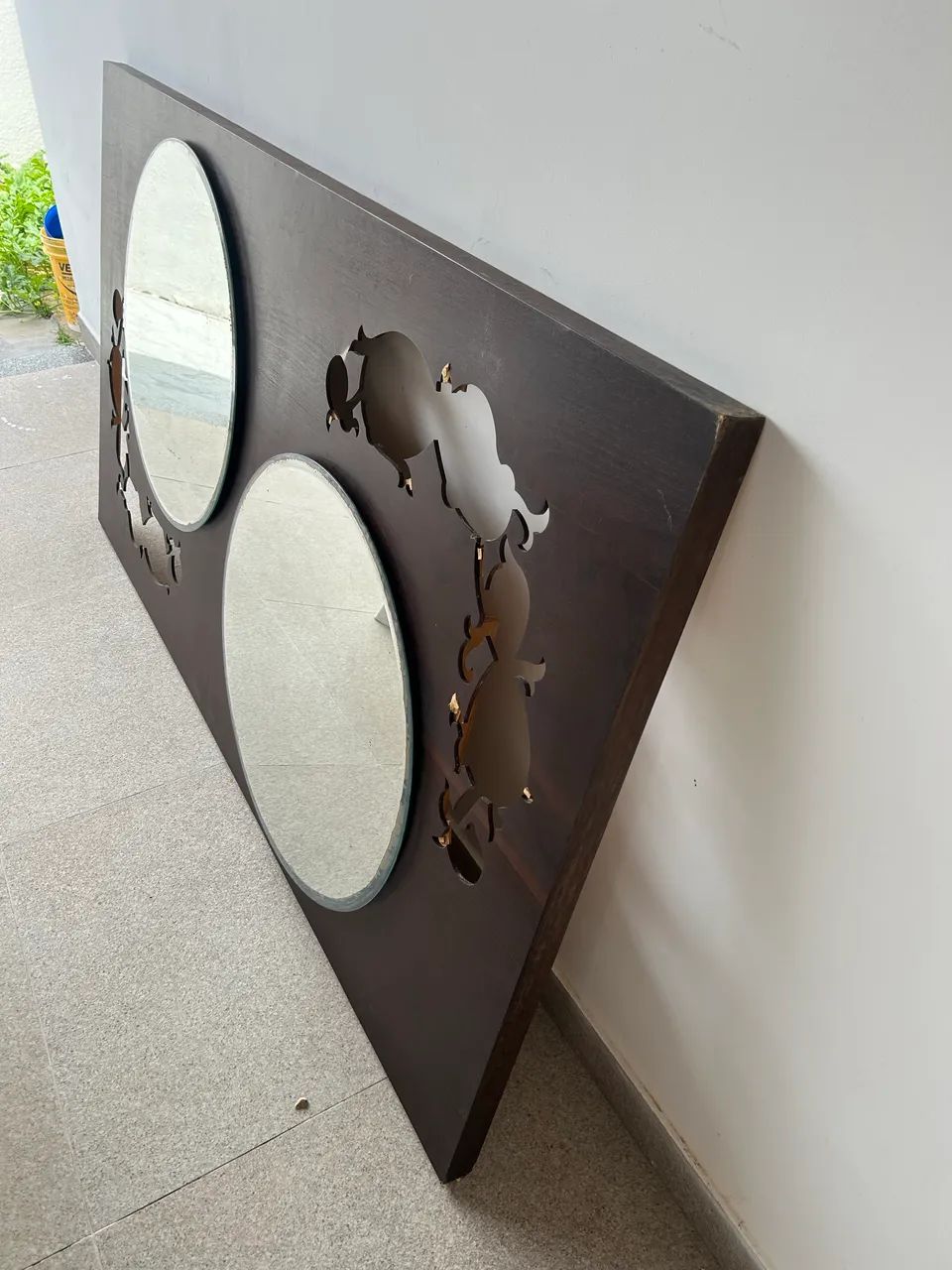 Quadro de parede com espelho 