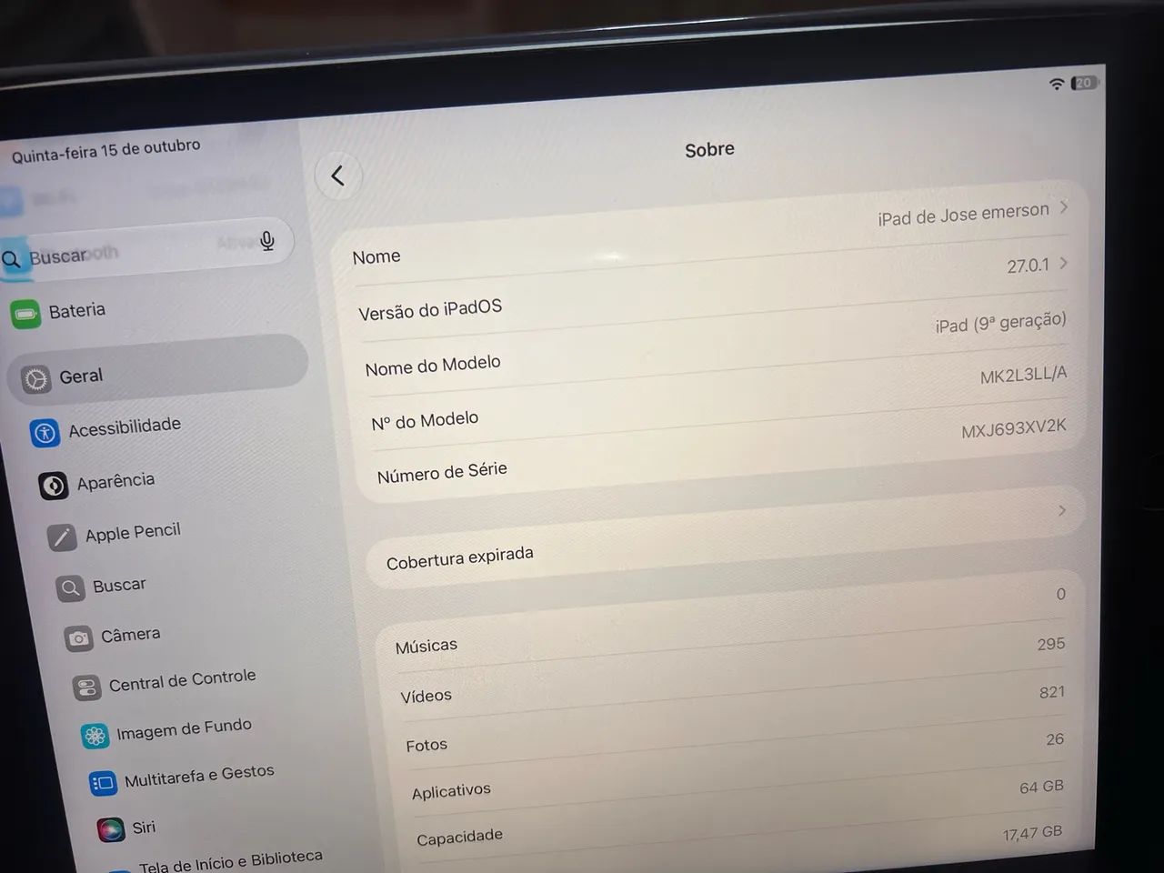 MacBook Air e iPad 9 mais Aple Pencil   TROCO EM PS5 - Foto 5