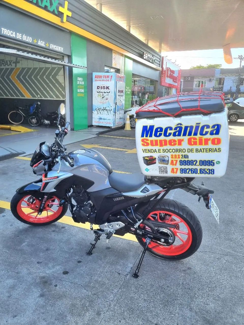 Mecânica Super Giro e baterias 24H. 