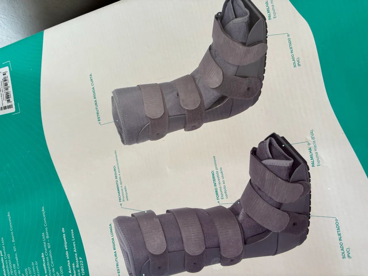 Bota robocop curta cinza M  - Foto 6