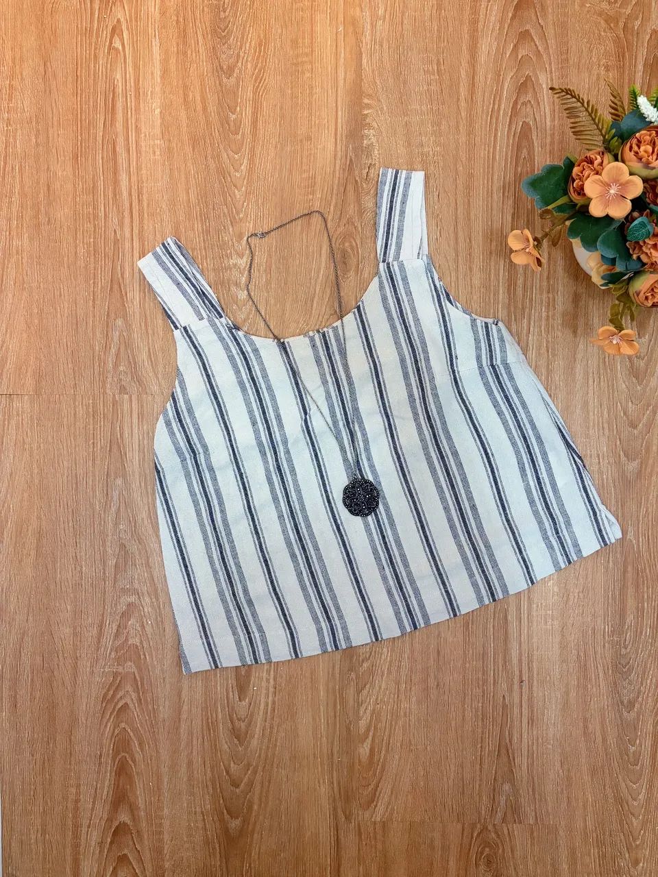 Blusa em linho, tamanho PP