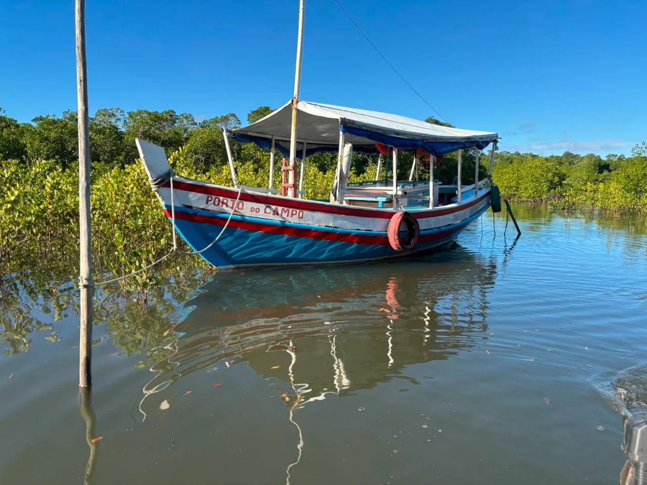 Barco 8m com Motor B18 | Único Dono | Ótimo Estado - Foto 3