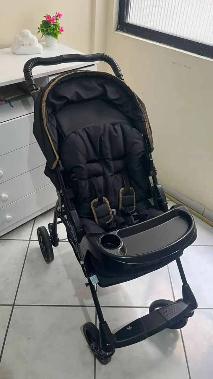 Carrinho e bebê conforto galzerano - Foto 4