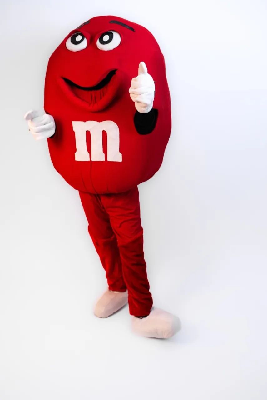 Fantasia M&M?s vermelho  - Foto 3