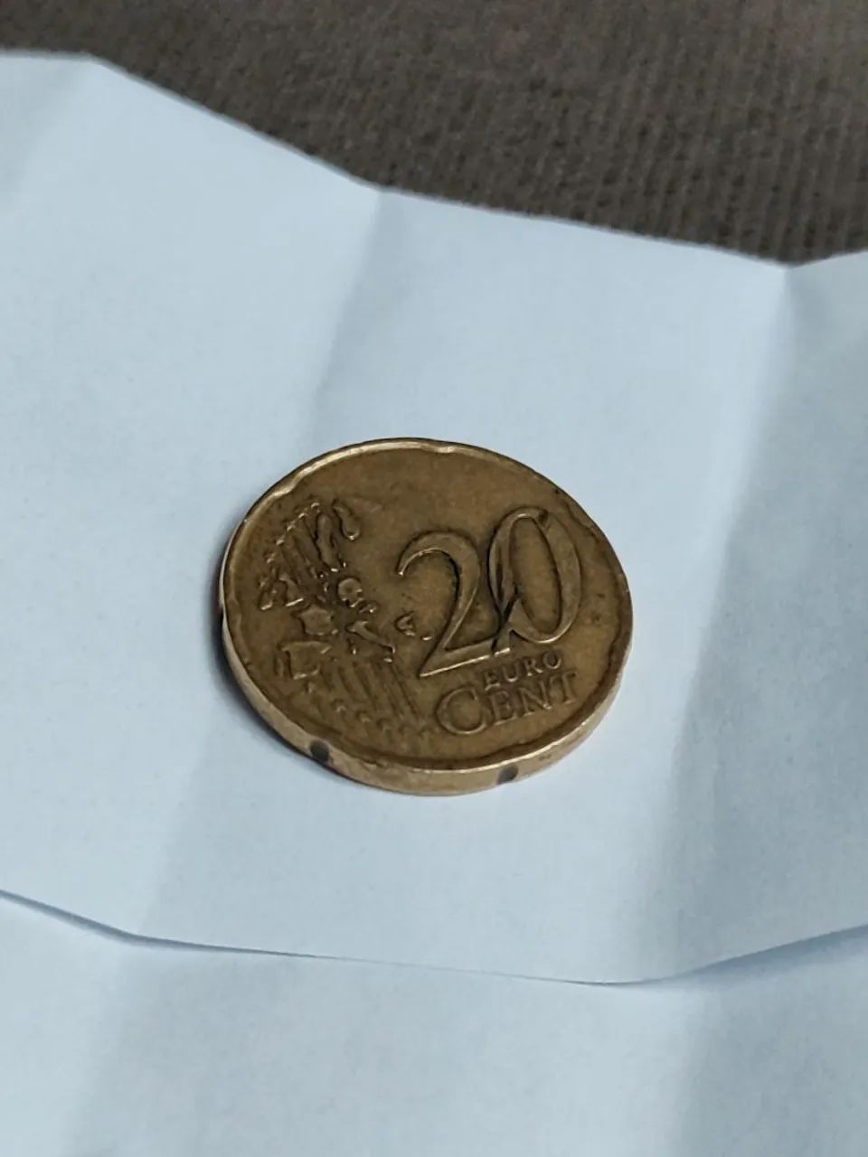 Moeda FRANCESA Antiga - 20 Euro Cent 1999