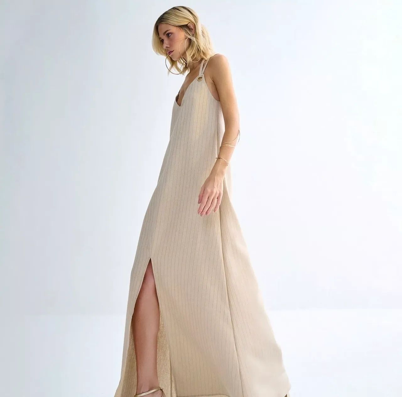 Vestido LEZ A LEZ p/M em linho - Foto 5