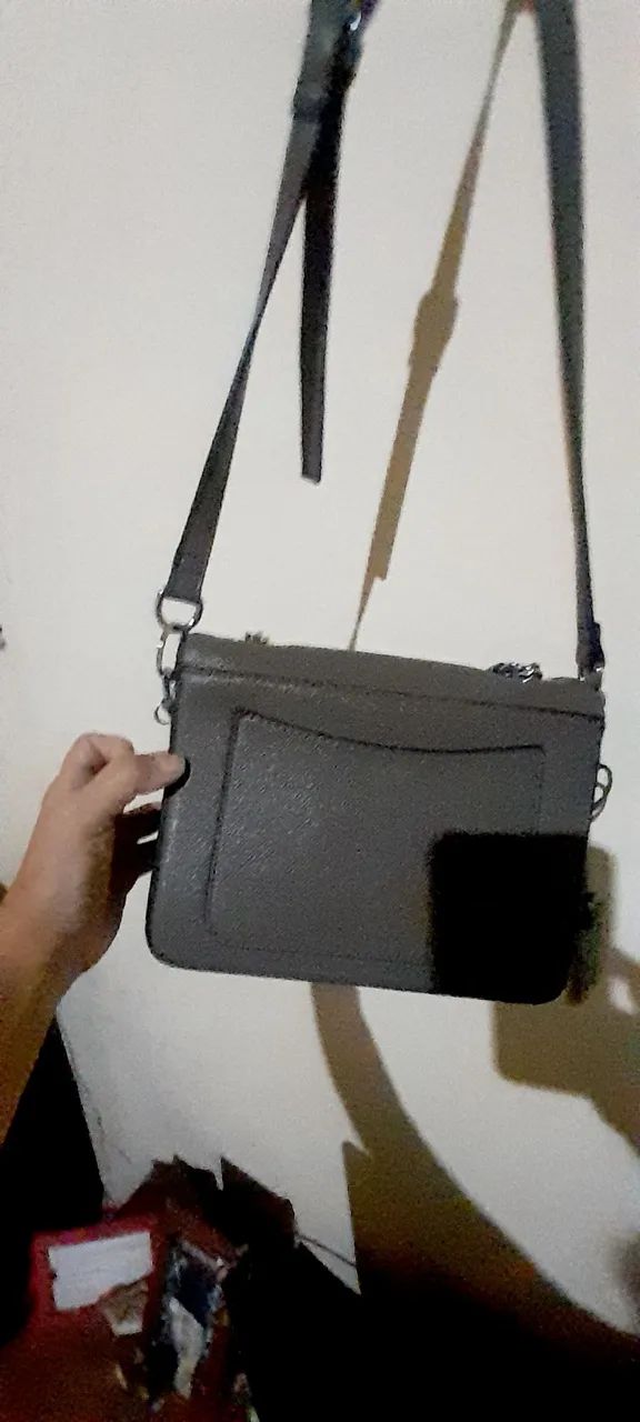Bolsa marron santa lolla com divisórias internas  - Foto 2