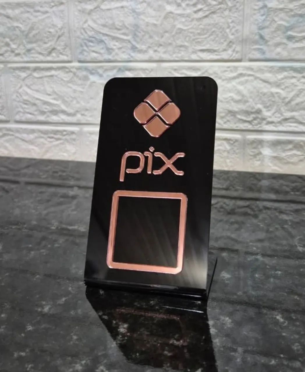 Placa Pix em Acrílico para QR Code - Foto 5