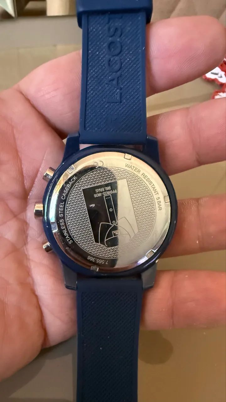 Relógio Lacoste 12.12 Chrono Azul  - Foto 4