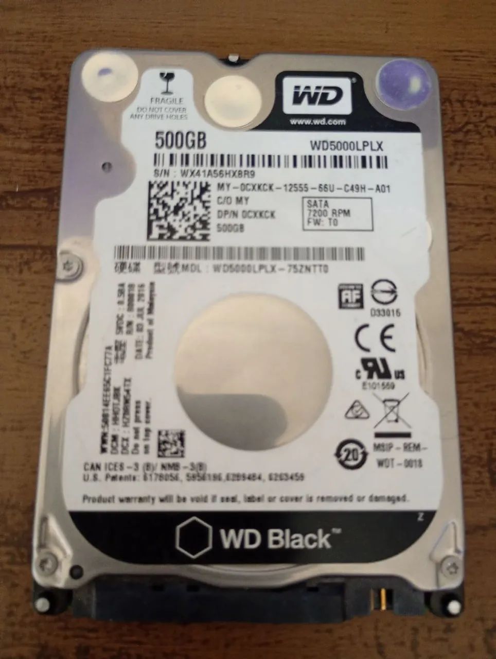 HD SATA 500GB