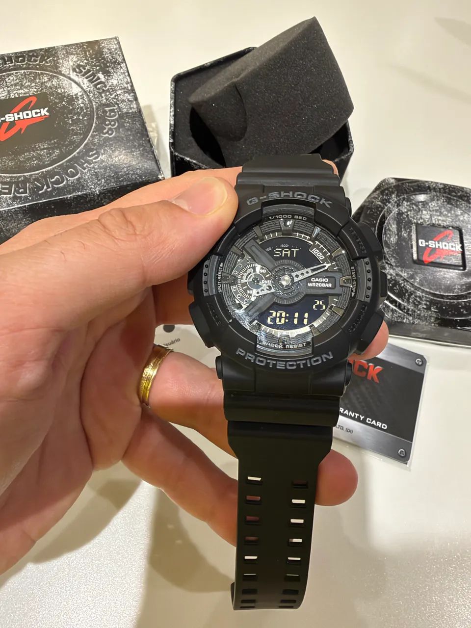 Casio G-Shock GA-110-1B All Black Original - Nunca Usado - Foto 4