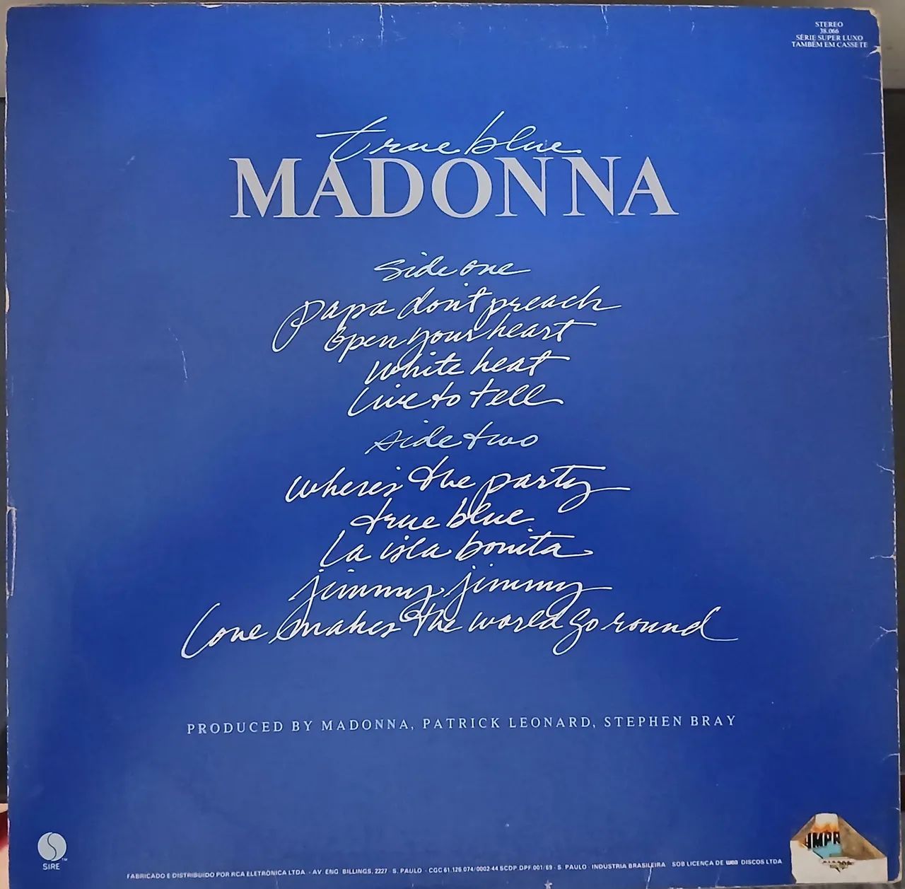 Madonna True Blue LP Vinil - Foto 2