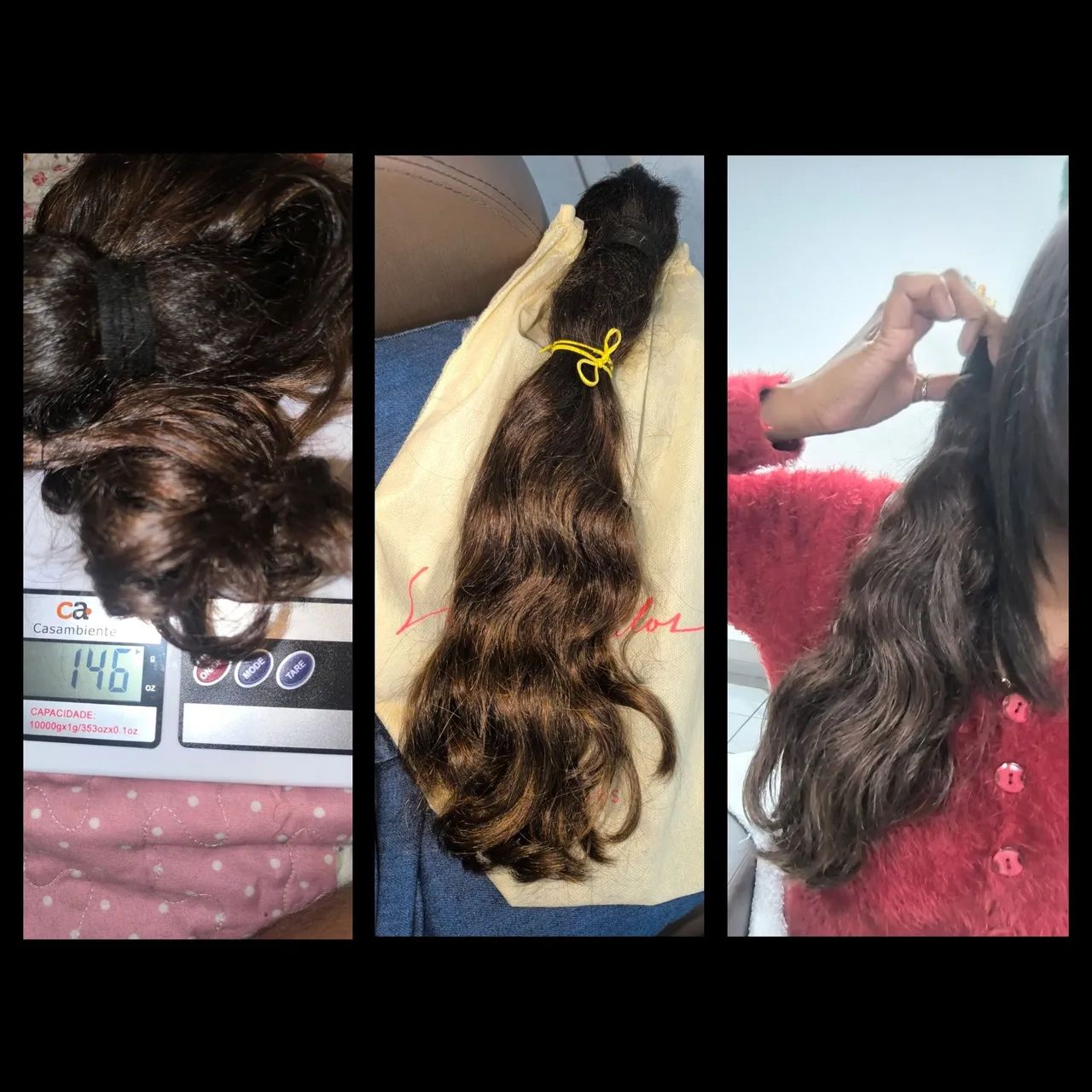 Cabelo humano Brasileiro 