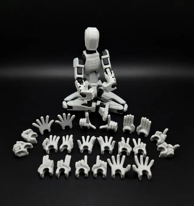 KIT Boneco dummy articulado 13 cm - Foto 3