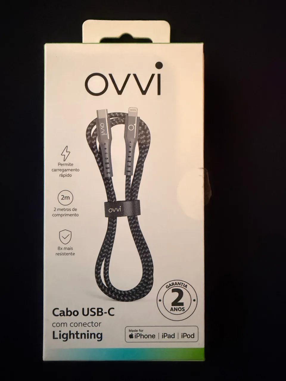 Cabo USB-C  com conector LIGHTNING - Foto 2