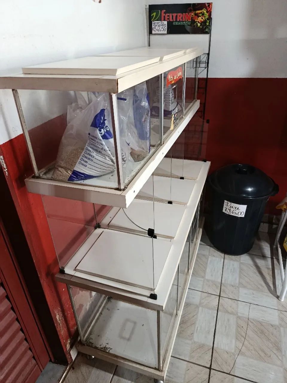 Expositor de farinha , sementes e outros semi novo  - Foto 2