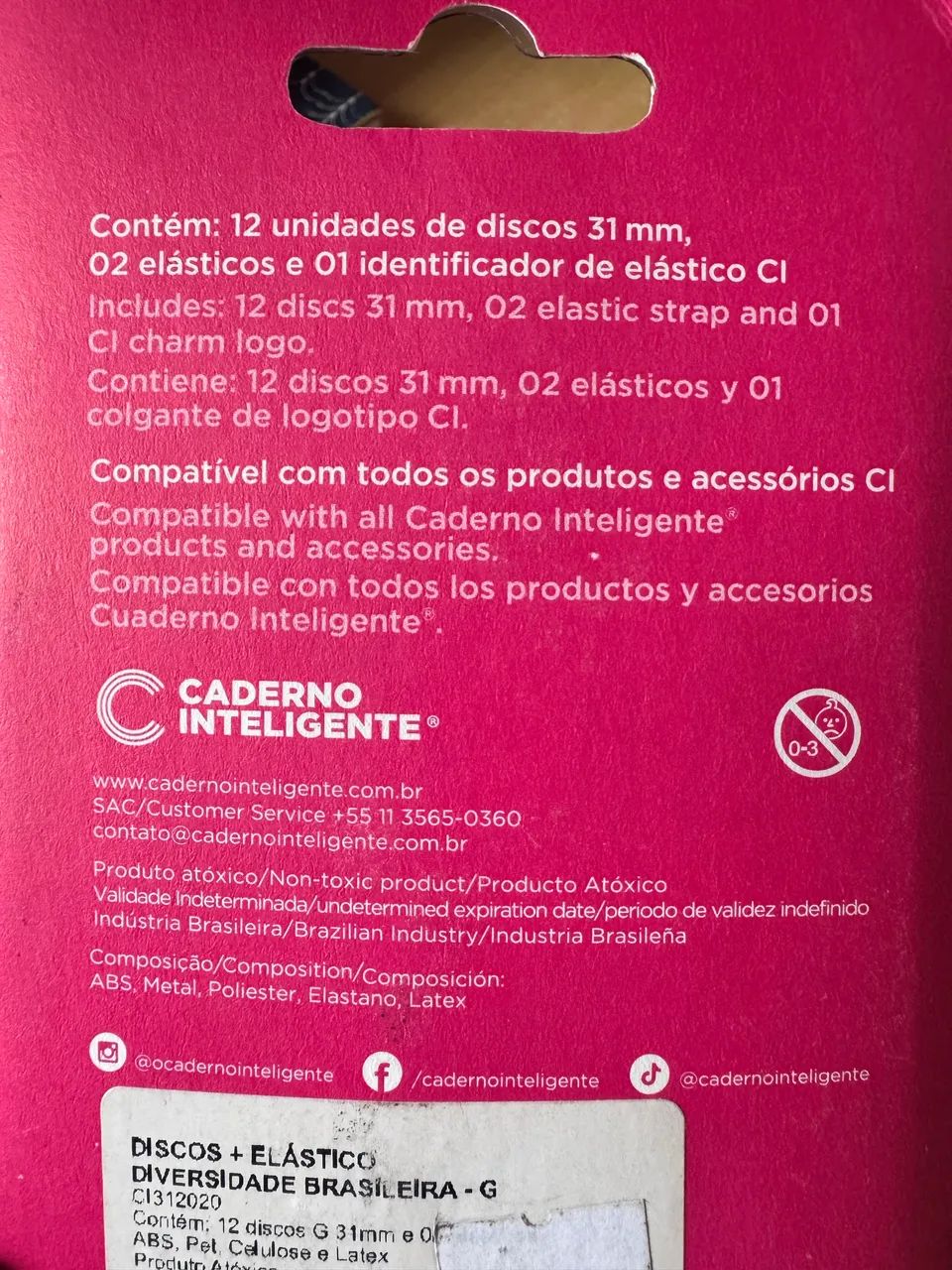Discos G e Elásticos Caderno Inteligente  - Foto 2