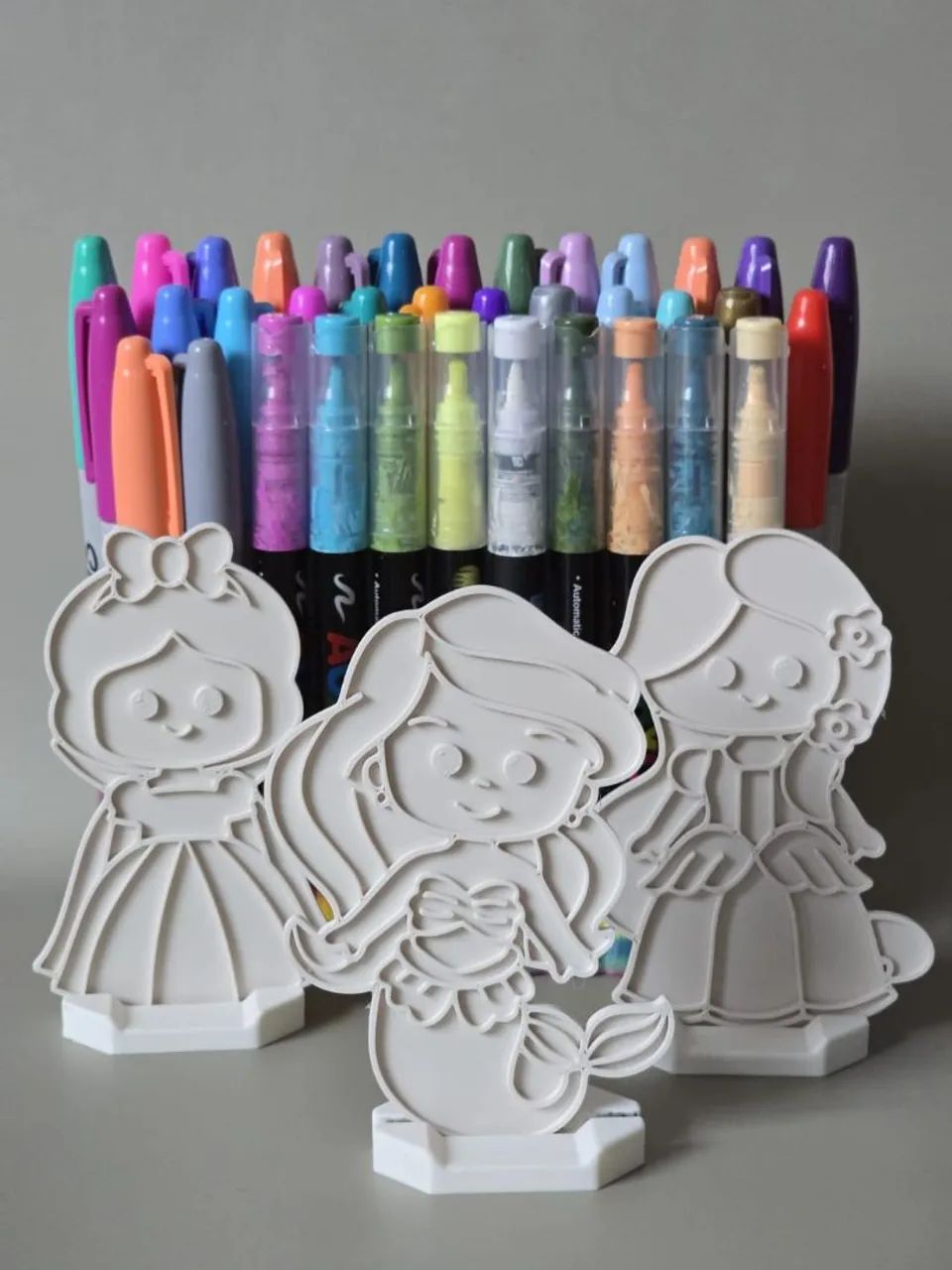 Princesa pra colori feito impressora 3d - Foto 4