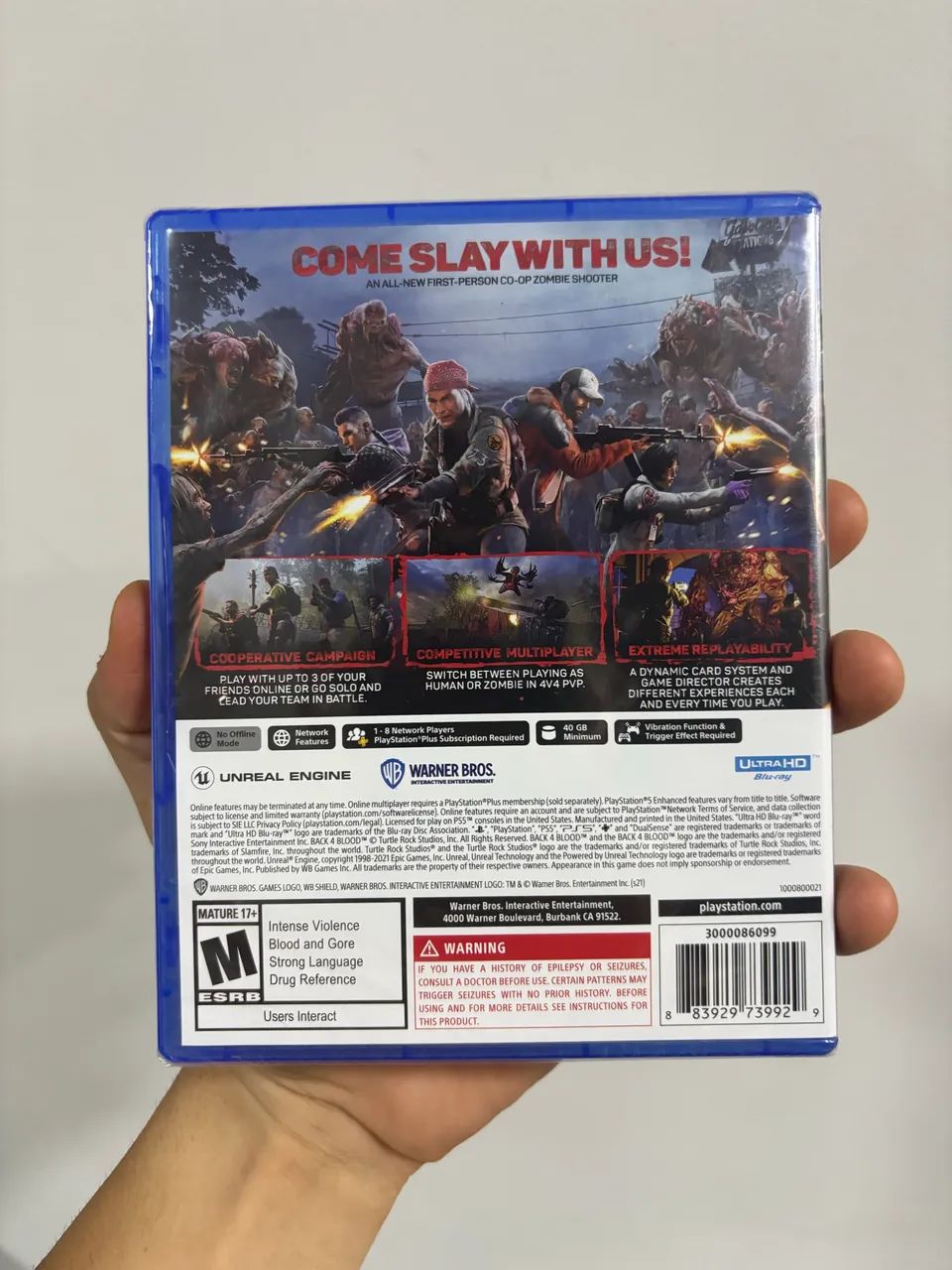 Ps4 Back 4 Blood (Lacrado) - Foto 2