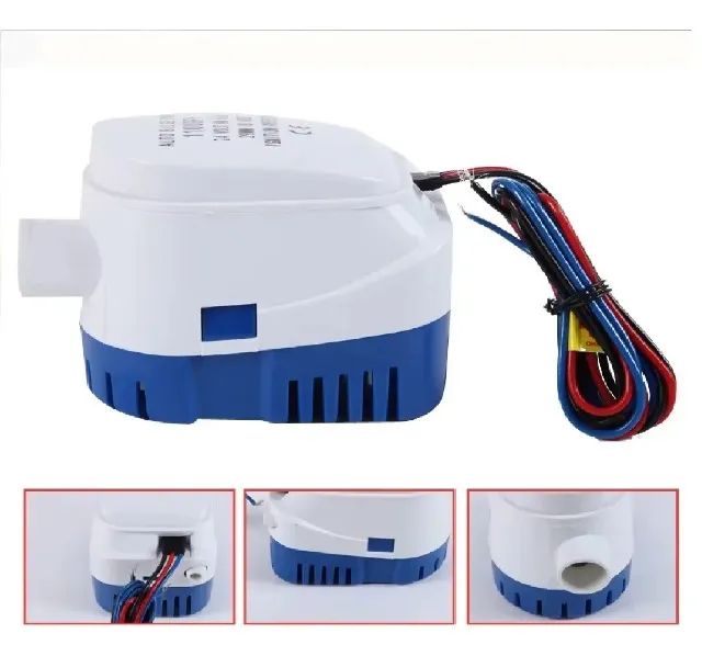 Bomba De Esgoto Automática 1100gph Boat Auto Pump Bilge  - Foto 3