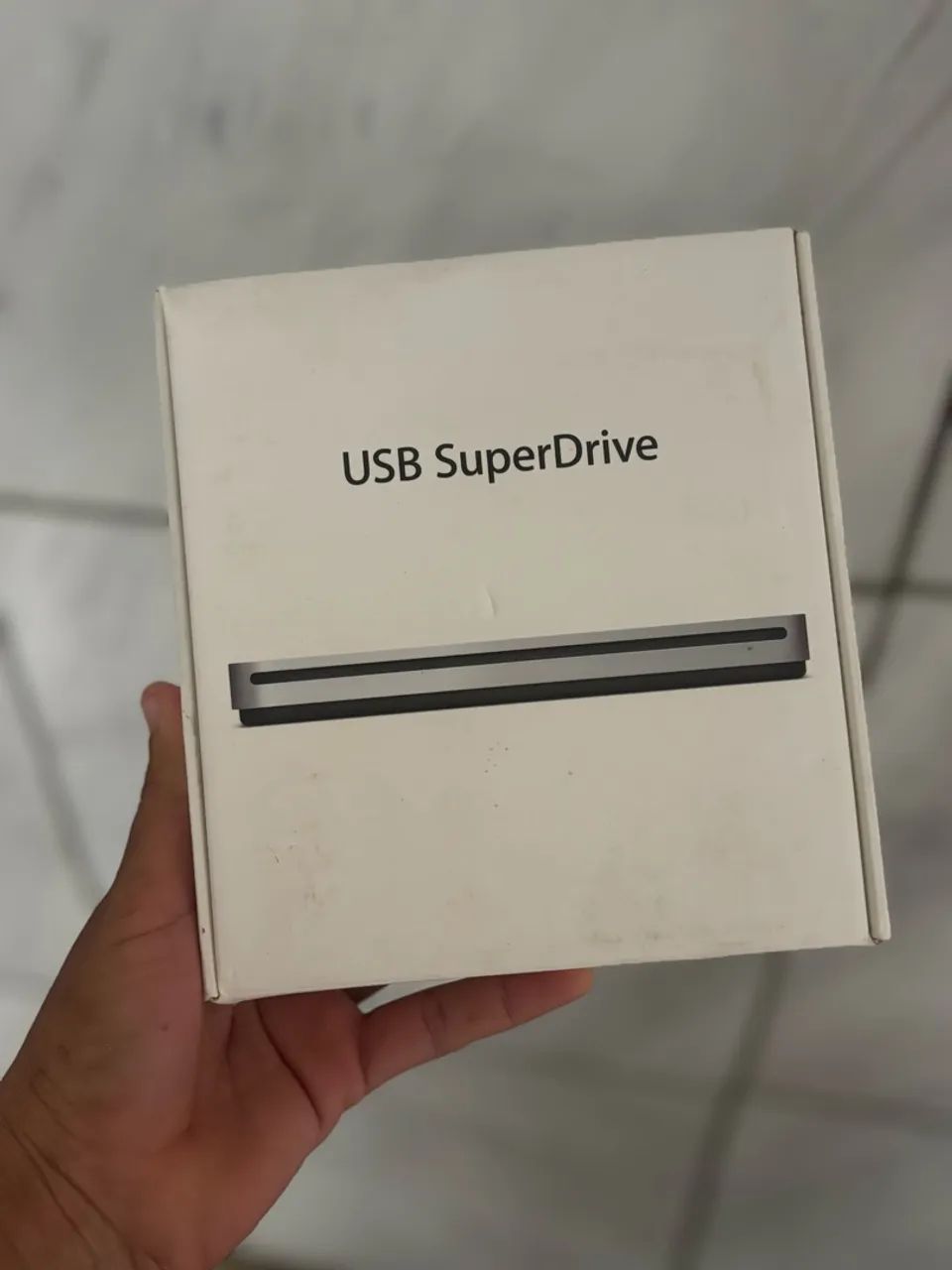 Apple USB SuperDrive (leitor e gravador de CD/DVD externo original da Apple) - Foto 2