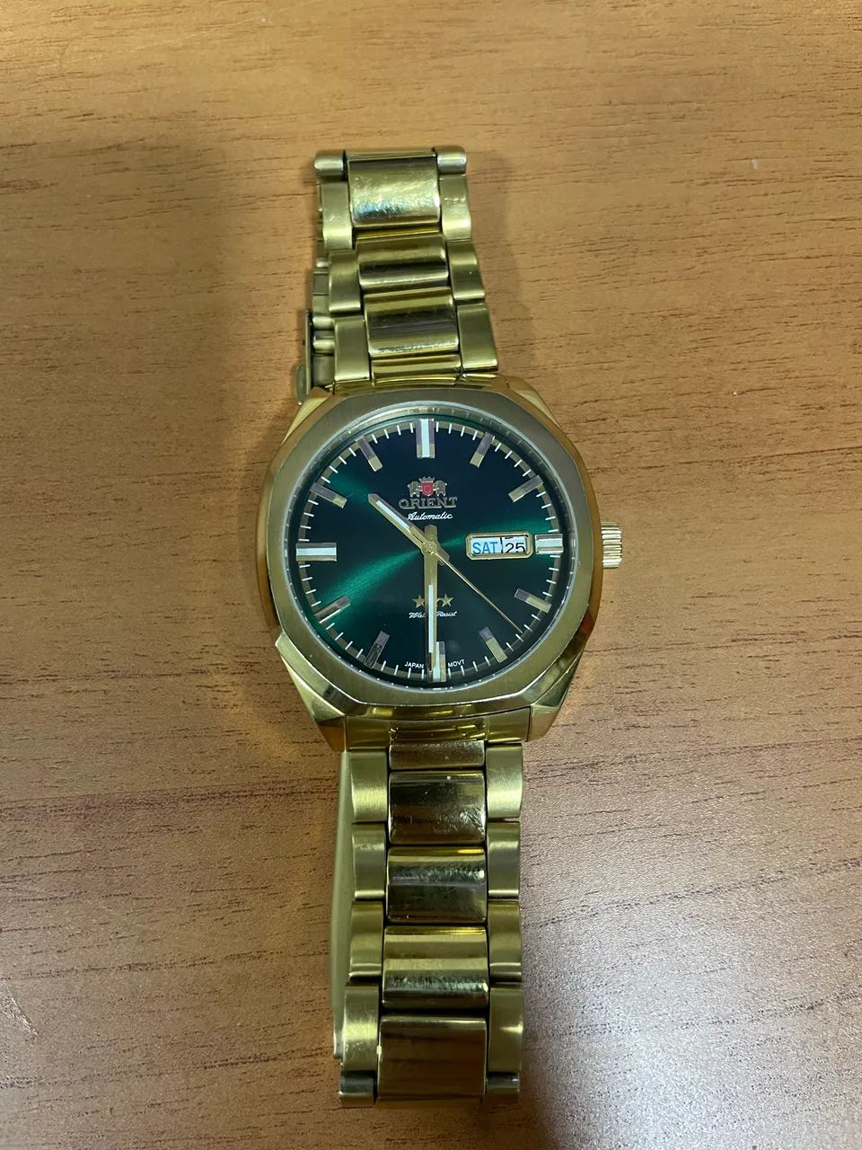 Relógio orient automático dourado  - Foto 4
