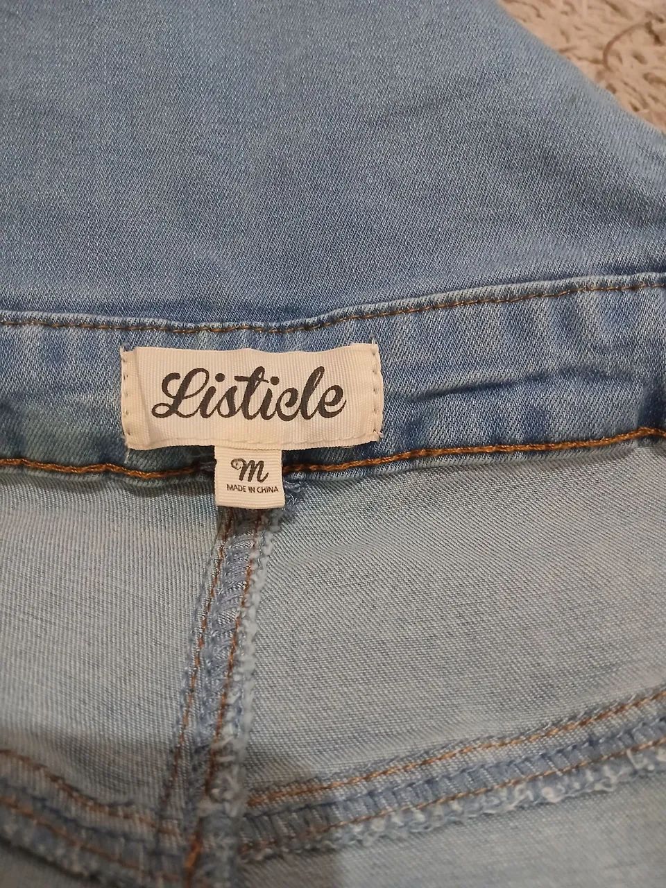 Macaquinho Jeans Feminino - Foto 3