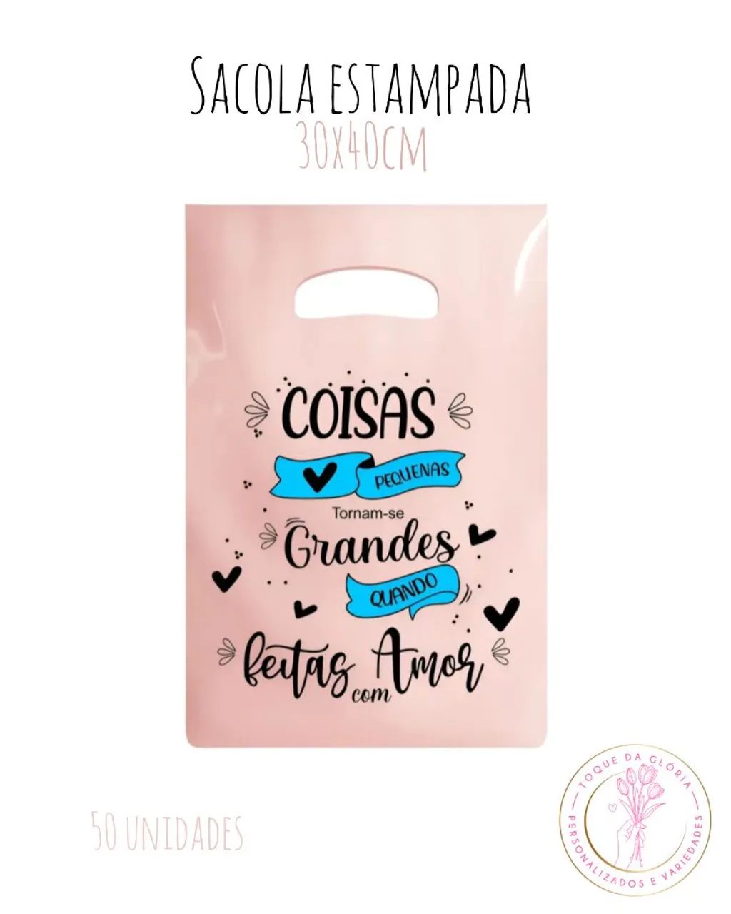 Sacola 30x40cm estampada ( Não personalizamos ) - Foto 2