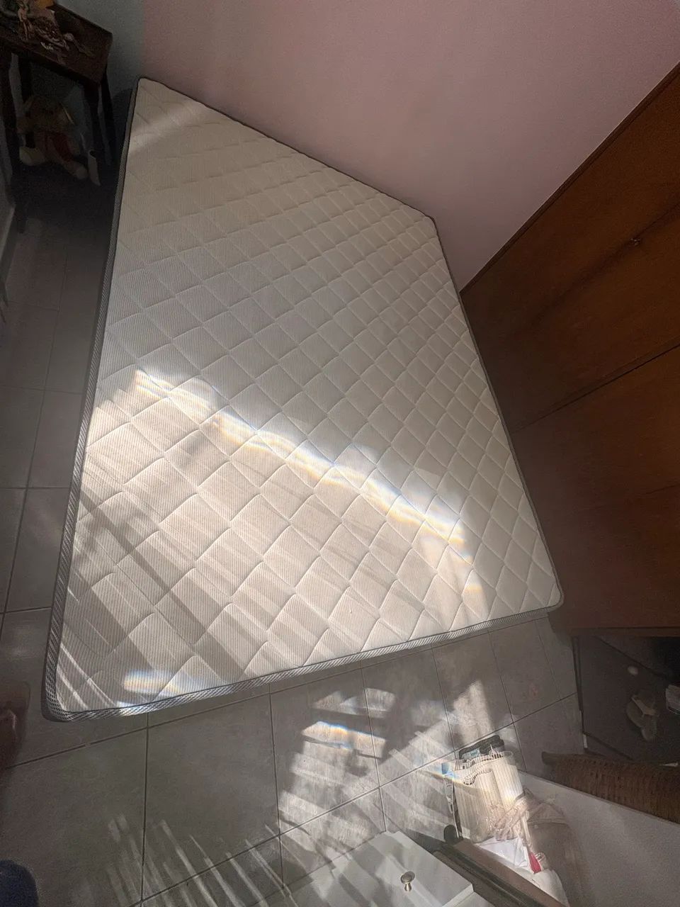 Cama box e colchão Ortobom  - Foto 2