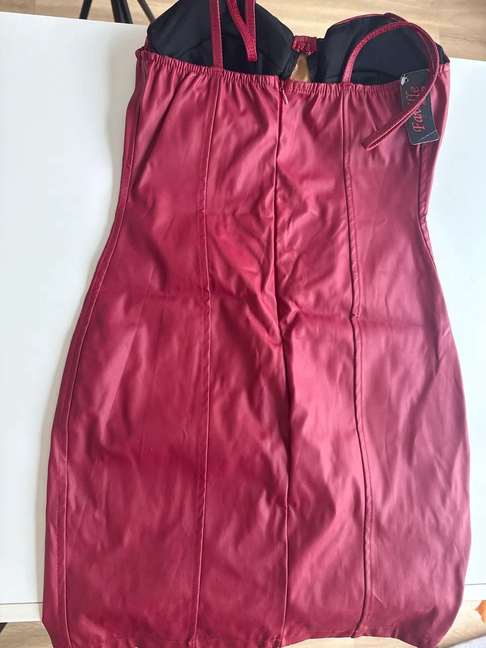 Vestido vinho - Foto 2