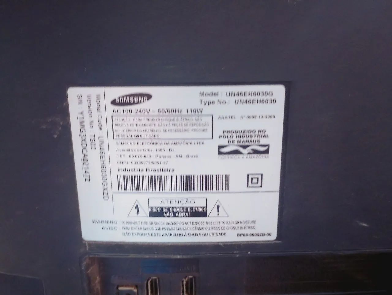 Vende se tv Samsung 50 polegadas pra retirada de peças  - Foto 2