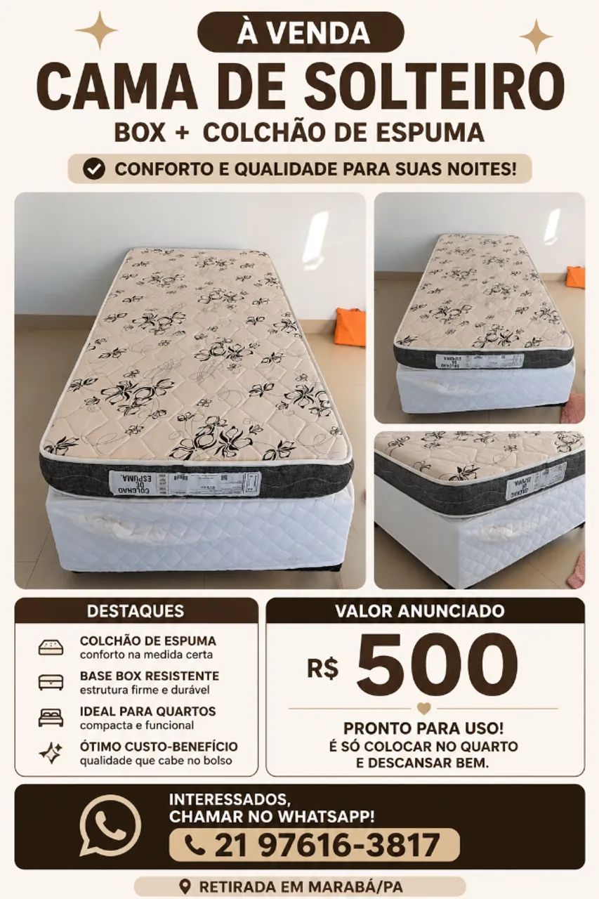 Cama solteiro