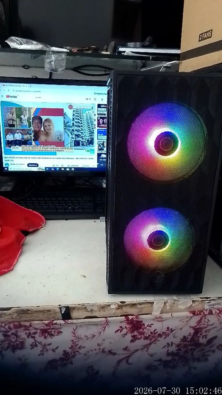 Só a CPU core i5 placa. Mãe, SSD, gabinete novo  - Foto 5