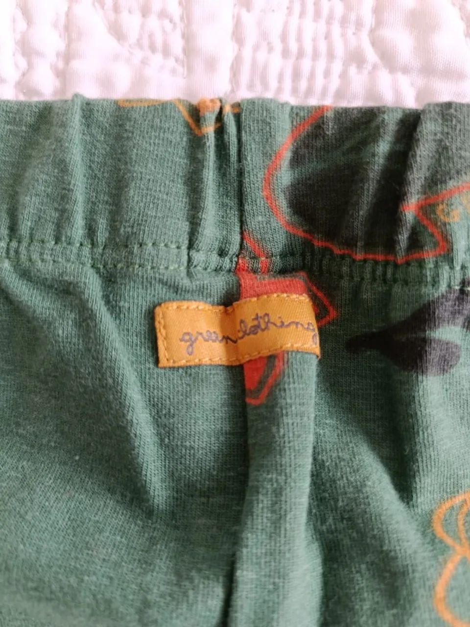 Calça legging infantil verde - Foto 2