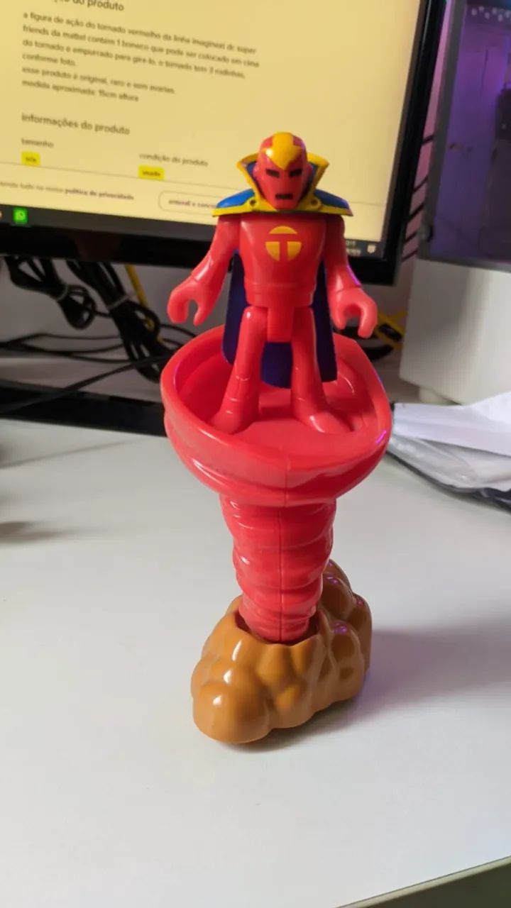 Imaginext Tornado Vermelho