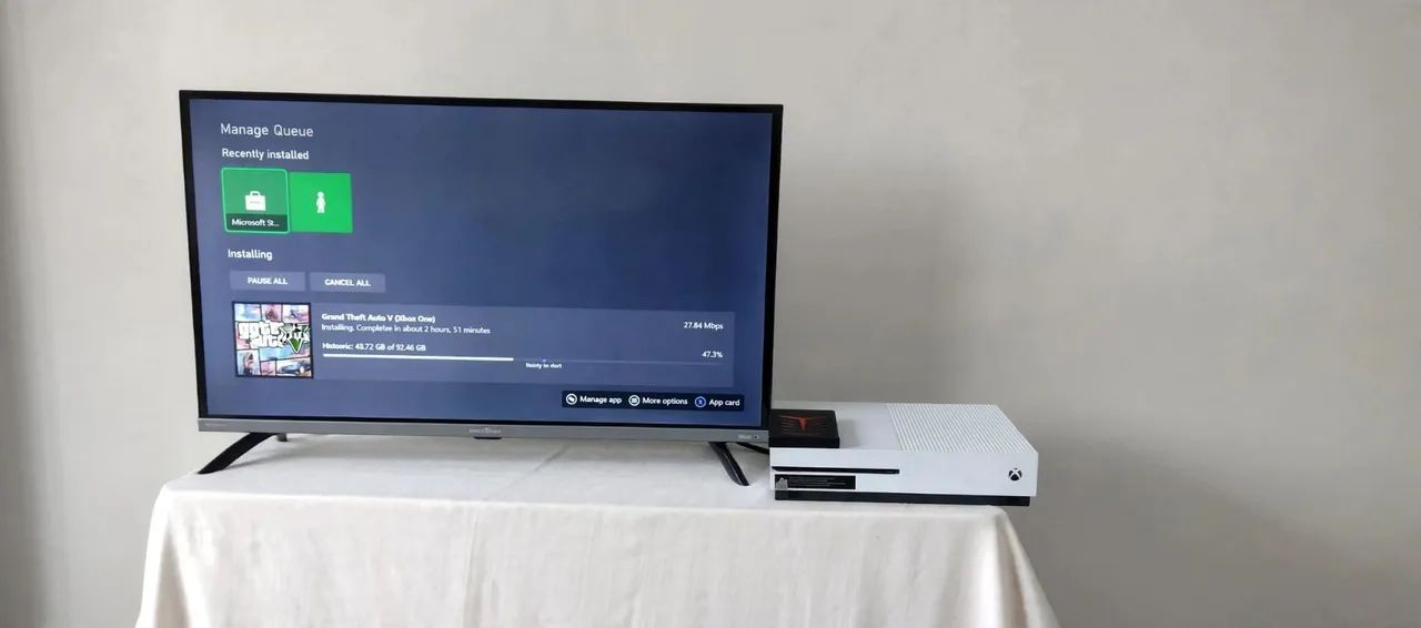 Xbox one s branco completo - Foto 4