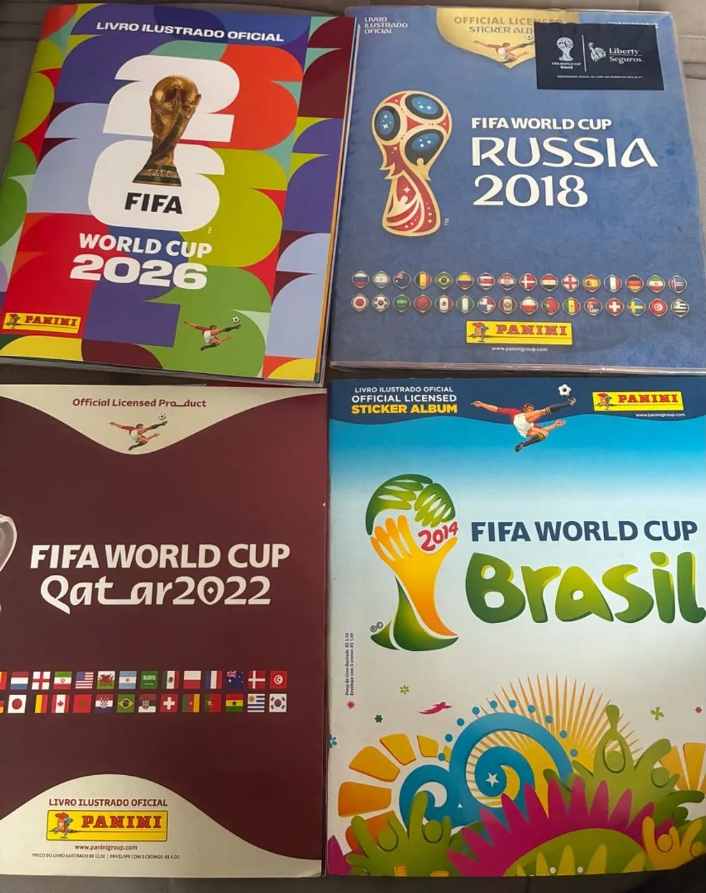 ÁLBUNS DA COPA DO MUNDO