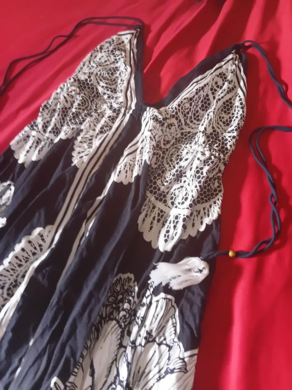Vestido lenço de ponta - Foto 4