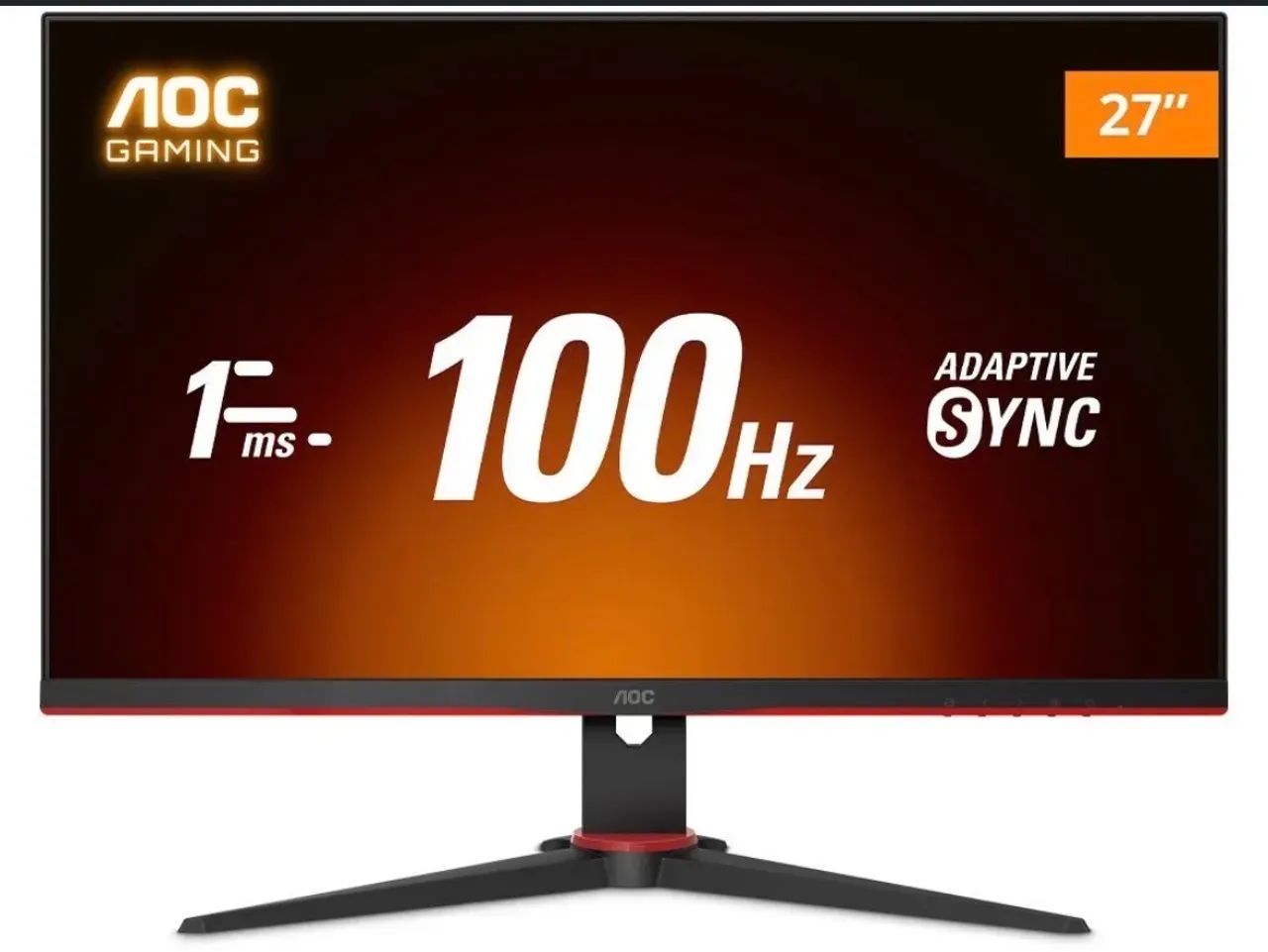 Monitor AOC 27 polegadas 100HZ IPS + Braço Articulado para até 2 monitores  - Foto 5