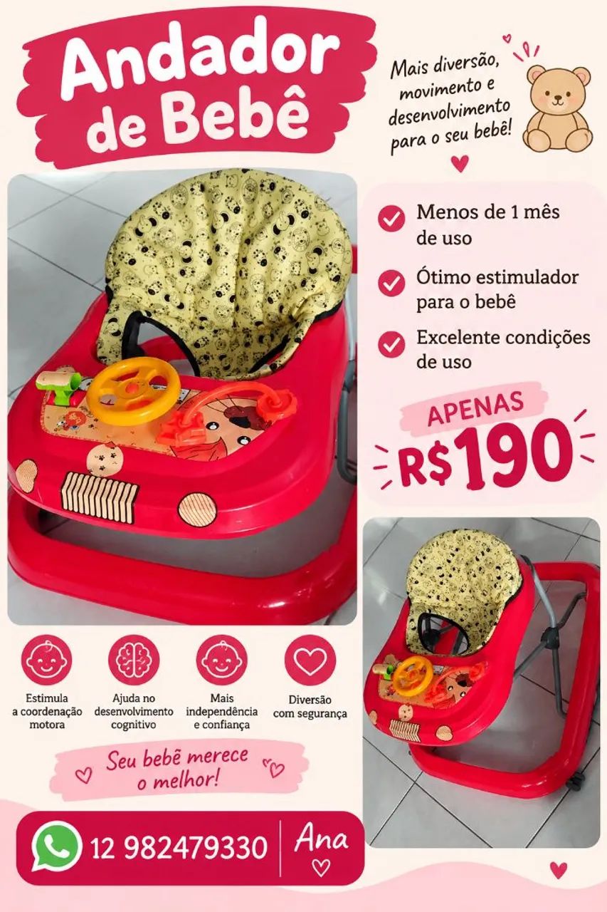 Andador de bebê 