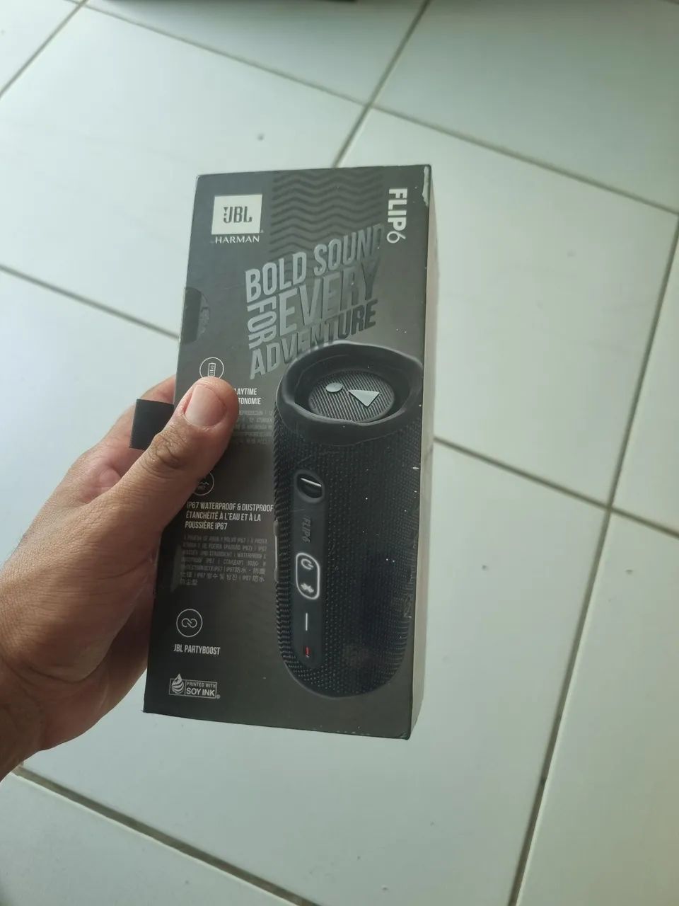 Embalagem da JBL Flip 6 - Foto 3