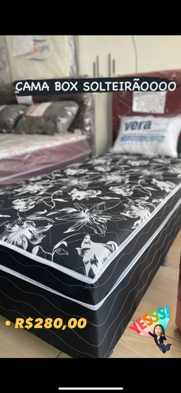 cama box solteirão 88x188 - Foto 2